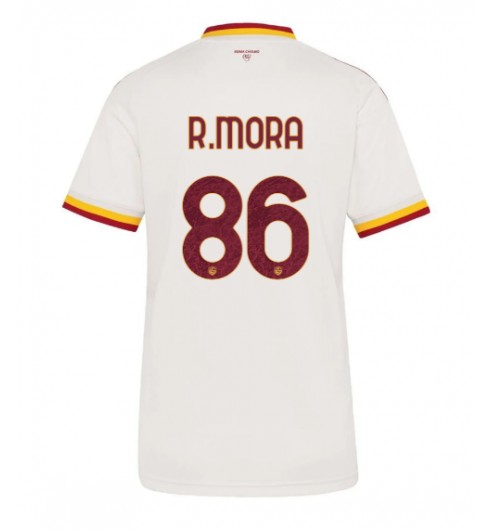 AS Roma Rodrigo Mora #86 Vieraspaita Naisten 2026-27 Lyhythihainen AS Roma Rodrigo Mora #86 Vieraspaita Naisten 2026-27 Lyhythihainen